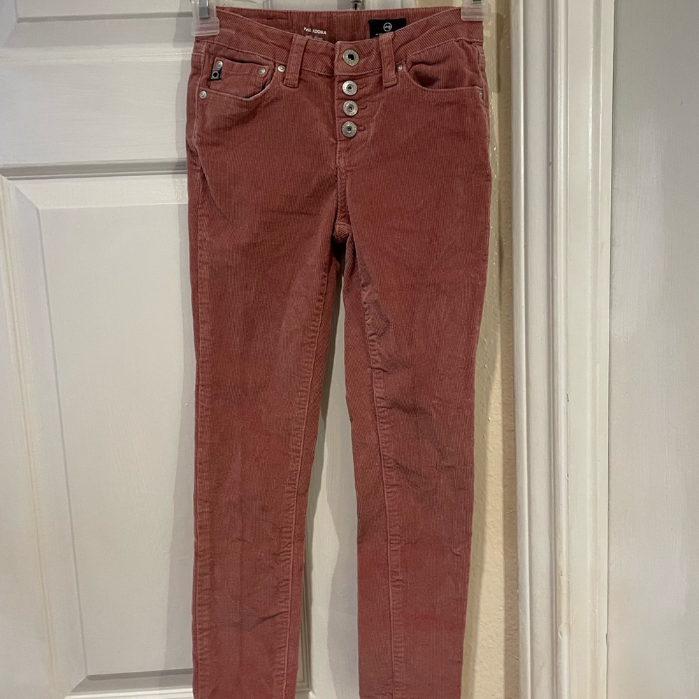 AG by Adriano Goldschmied The Adora button fly corduroy pants.  Size 10